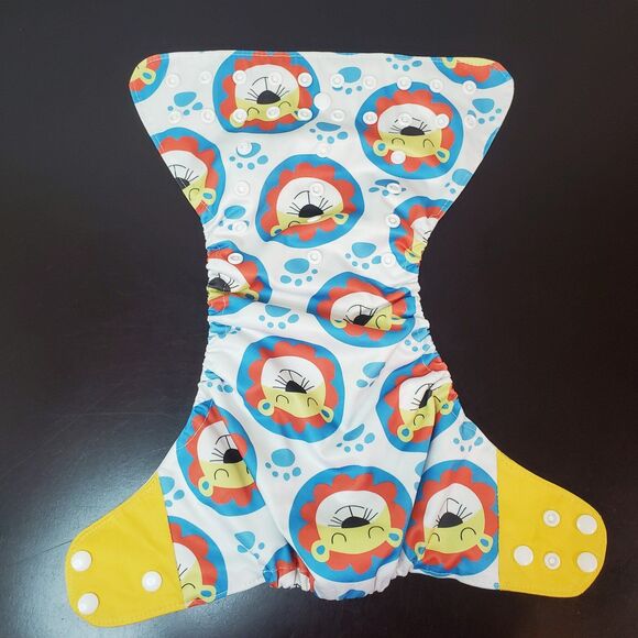 Cloth Diaper LOT 5 OS Pocket Diapers Mixed Brands Fixer Lot Relaxed Elastics - Picture 8 of 12